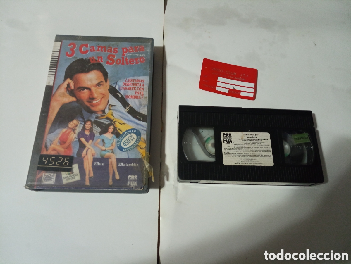 Cine: VHS 3 camas para un soltero