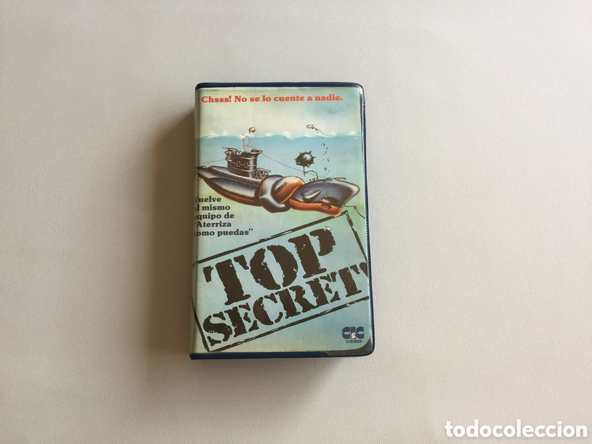 Cine: VHS TOP SECRET PELICULA 1984 CIC VIDEO 1&ordf; EDICION