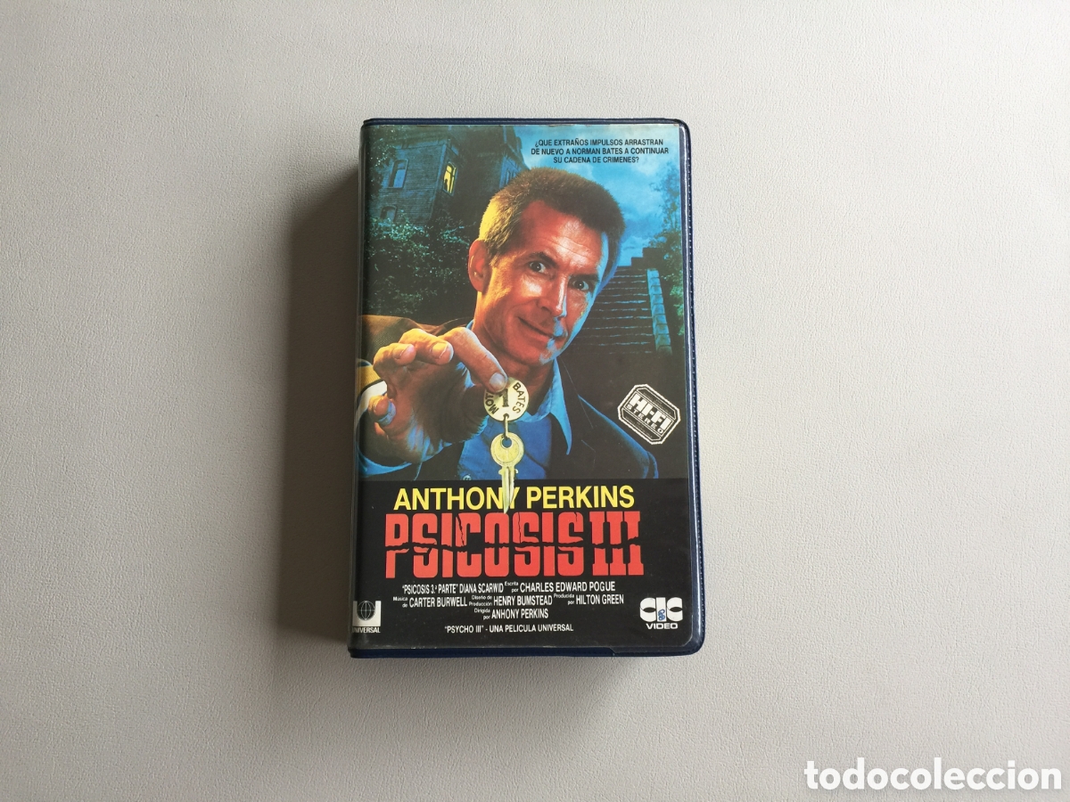 Cine: VHS PSICOSIS III PELICULA TERROR 1986