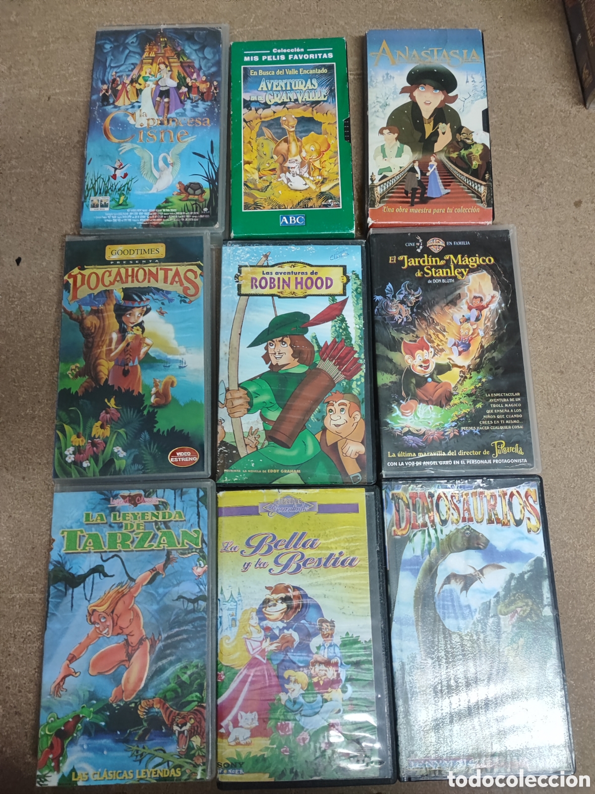 Cine: 9 pel&iacute;culas video VHS