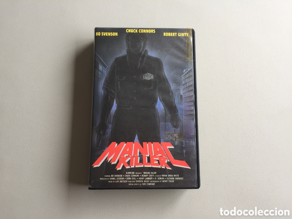Cine: VHS MANIAC KILLER PELICULA TERROR 1987