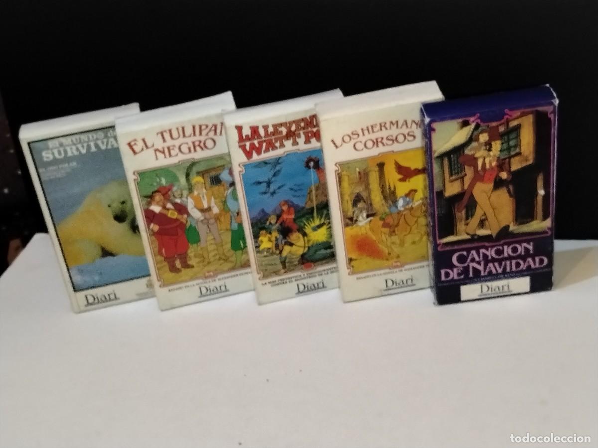 Cine: COLECCI&Oacute;N DE 5 VHS DE CL&Aacute;SSICOS ANIMADOS