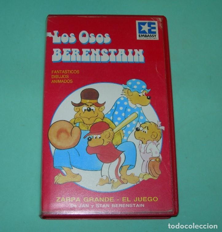 Cine: PEL&Iacute;CULA VHS LOS OSOS BERENSTAIN - ZARPA GRANDE Y EL JUEGO - DIBUJOS ANIMADOS -