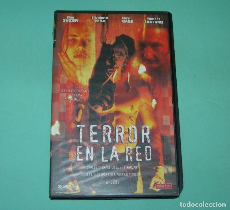 Cine: PEL&Iacute;CULA VHS TERROR EN LA RED - ROBERT ENGLUND - ELIZABETH PE&Ntilde;A -