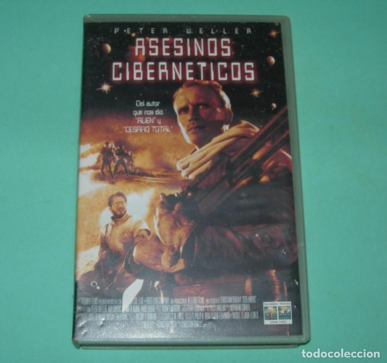 Cine: PEL&Iacute;CULA VHS ASESINOS CIBERN&Eacute;TICOS - PETER WELLER -