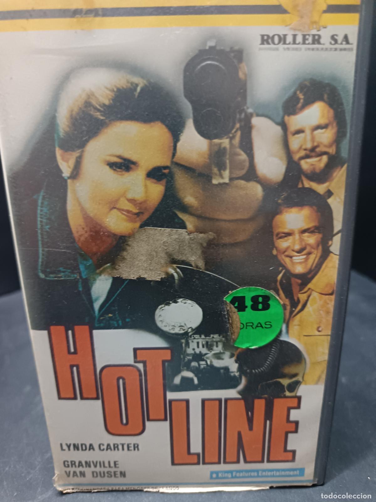 Cine: HOTLINE de Jerry Jameson con LINDA CARTER... VHS Terror/ Thriller.