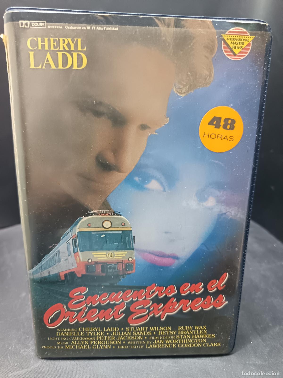 Cine: ENCUENTRO EN EL ORIENT EXPRESS con Cheryl Ladd... VHS Drama