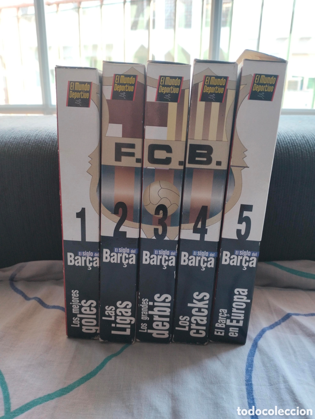 Cine: El siglo del bar&ccedil;a - Colecci&oacute;n completa VHS - los mejores goles - ligas - grandes derbis - cracks ..