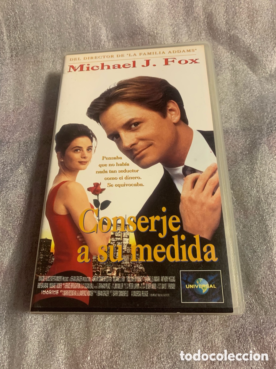 Cine: Conserje a su medida VHS raro lote michael j .fox lote descripci&oacute;n