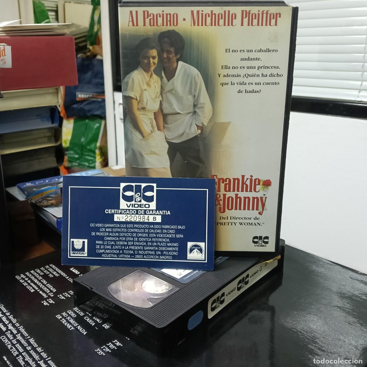 Cine: FRANKIE Y JOHNNY - GARRY MARSHALL - AL PACINO, MICHELLE PFEIFFER - CIC