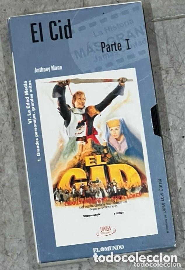 Cine: VHS - El Cid Parte I Editada por El Mundo DIVISA 2001