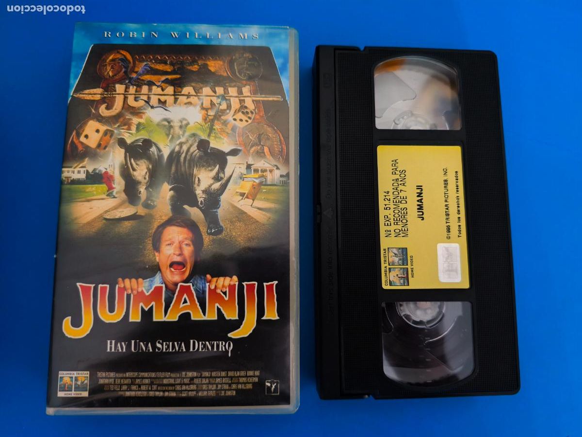 Cine: PELICULA VHS JUMANJI ROBIN WILLIAMS A&Ntilde;O 1996