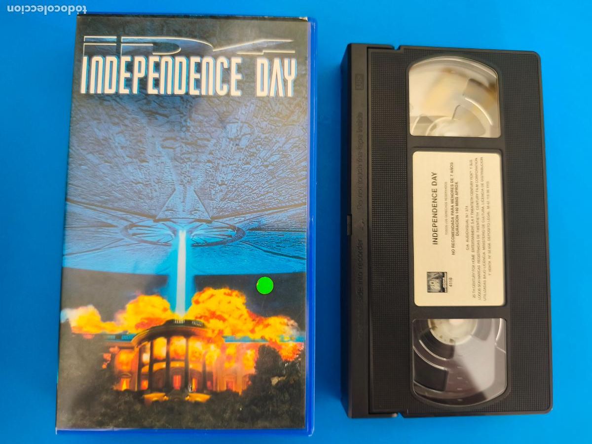 Cine: PELICULA VHS INDEPENDENCE DAY WILL SMITH A&Ntilde;O 1996