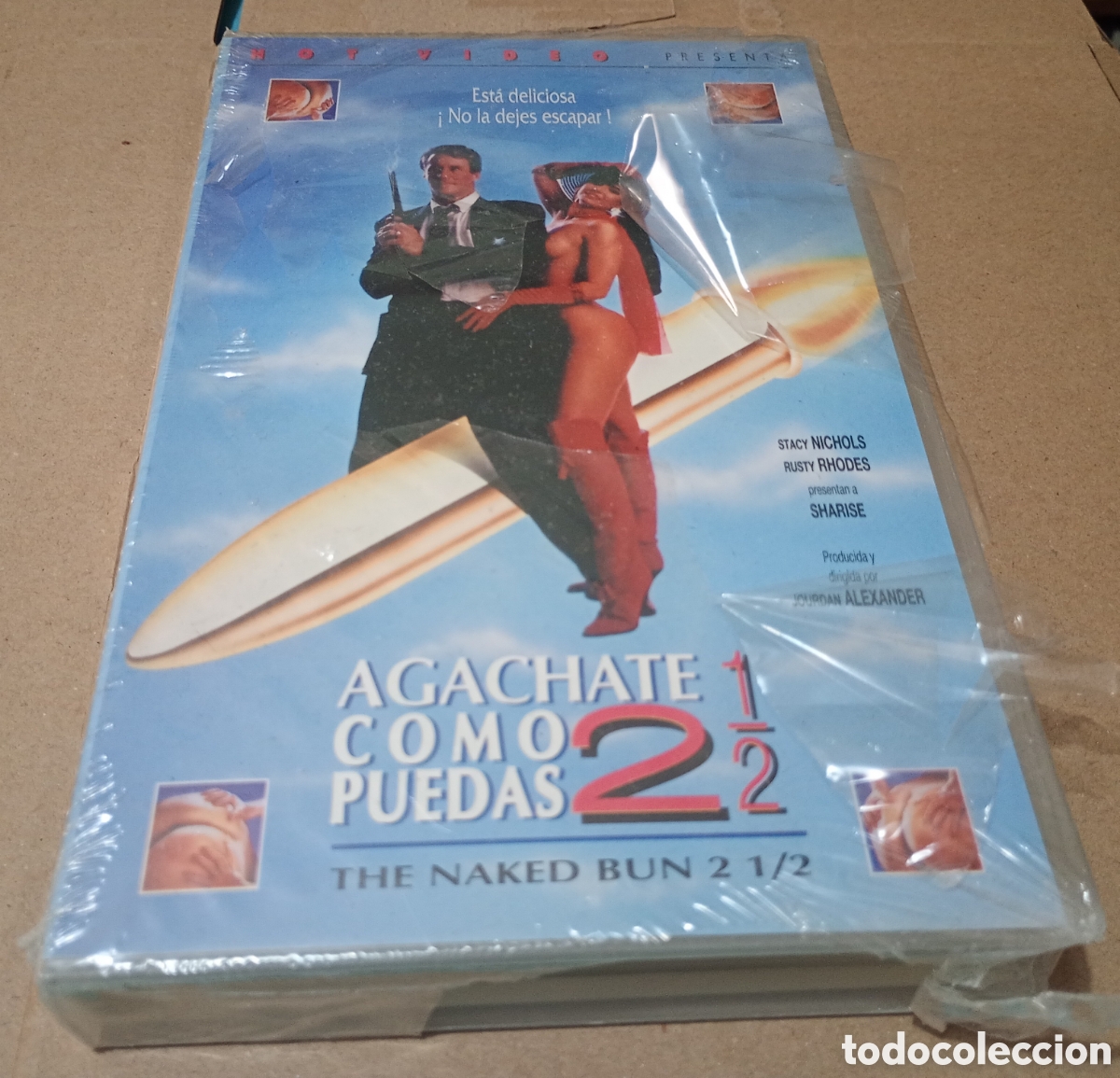 Cine: Ag&aacute;chate como puedas 2 1/2 vhs parodia NUEVO PRECINTADO