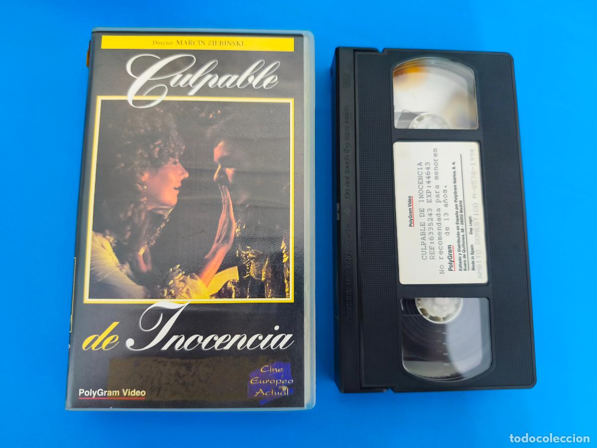 Cine: PELICULA VHS CULPABLE DE INOCENCIA 1994