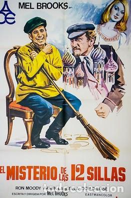 Cinema: PEL&Iacute;CULA VHS &rdquo;EL MISTERIO DE LAS 12 SILLAS&rdquo; (MEL BROOKS) - A&Ntilde;O 1970