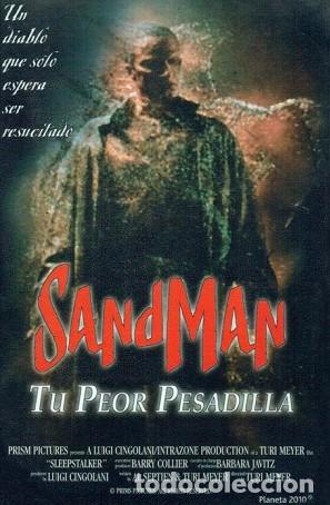 Cinema: PEL&Iacute;CULA VHS &rdquo;SANDMAN: TU PEOR PESADILLA&rdquo; - A&Ntilde;O 1996
