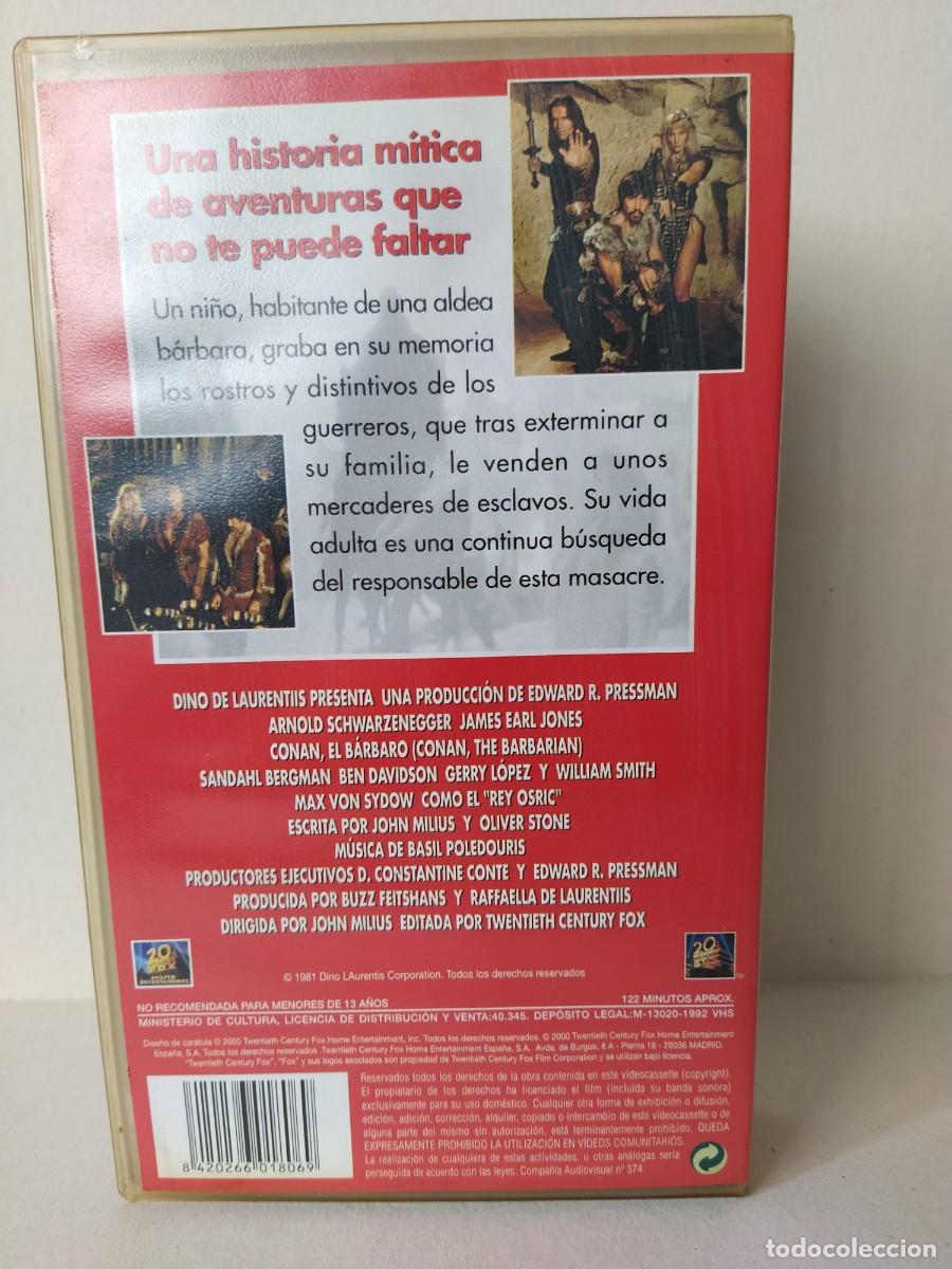 Cine: Conan El B&aacute;rbaro (VHS) - Foto 2