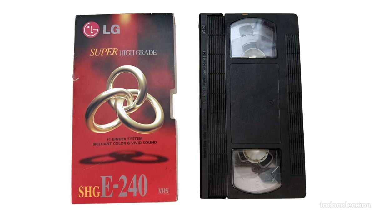 Cine: VHS Usada LG SHG E-240 Super High Grade &ndash; A&ntilde;os 90 &ndash; Cinta en Buen Estado