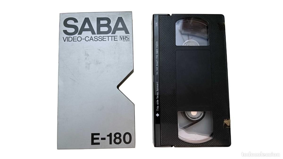 Cine: VHS Usada SABA E-180 &ndash; A&ntilde;os 80/90 &ndash; Cinta en Buen Estado