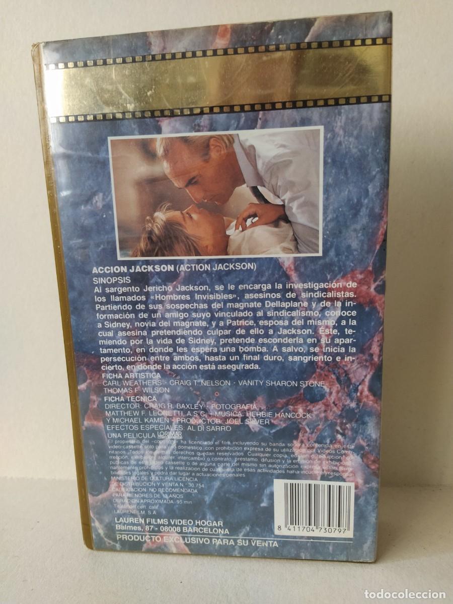 Cine: Acci&oacute;n Jackson (VHS) - Foto 2