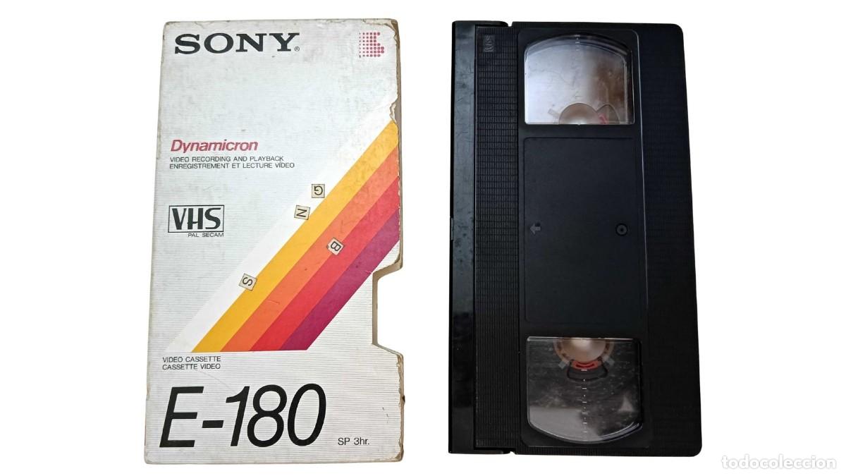 Cine: VHS Usada Sony Dynamicron E-180 &ndash; A&ntilde;os 80/90 &ndash; Cinta en Buen Estado