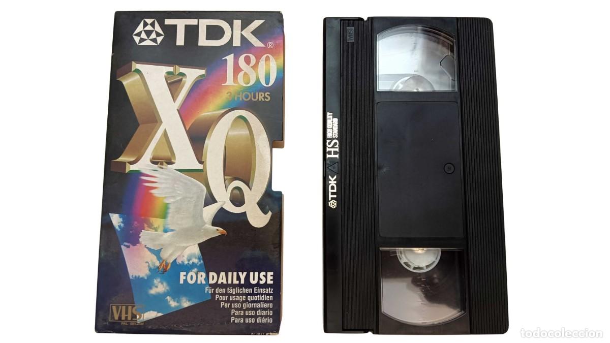 Cine: VHS Usada TDK XQ E-180 &ndash; A&ntilde;os 80/90 &ndash; Cinta en Buen Estado