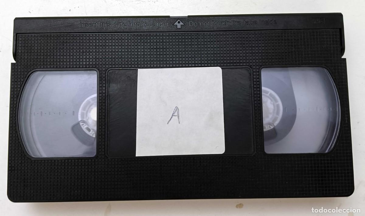 Cine: VHS Usada Sin Marca &ndash; Cuerpo de Cinta con Etiqueta &rdquo;A&rdquo; &ndash; A&ntilde;os 80/90