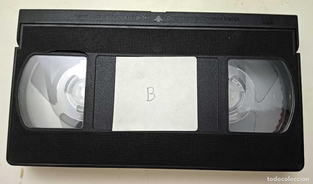 Cine: VHS Usada Sin Marca &ndash; Cuerpo de Cinta con Etiqueta &rdquo;B&rdquo; &ndash; A&ntilde;os 80/90