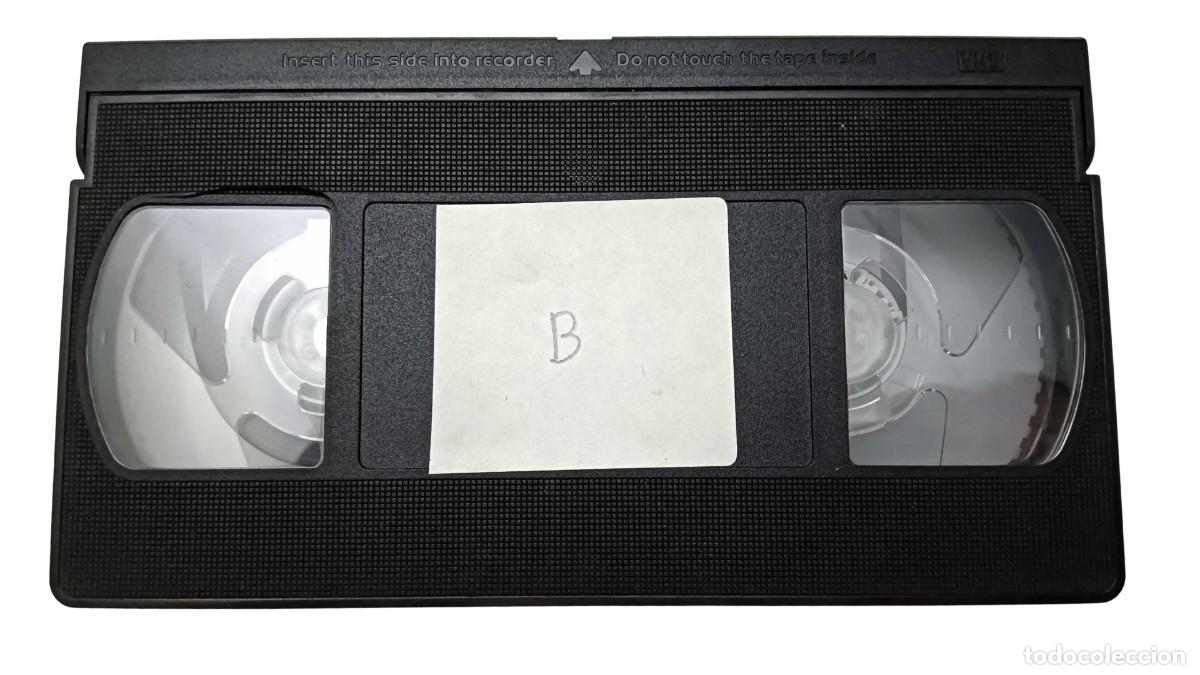 Cine: VHS Usada Sin Marca &ndash; Cuerpo de Cinta con Etiqueta &rdquo;B&rdquo; &ndash; A&ntilde;os 80/90