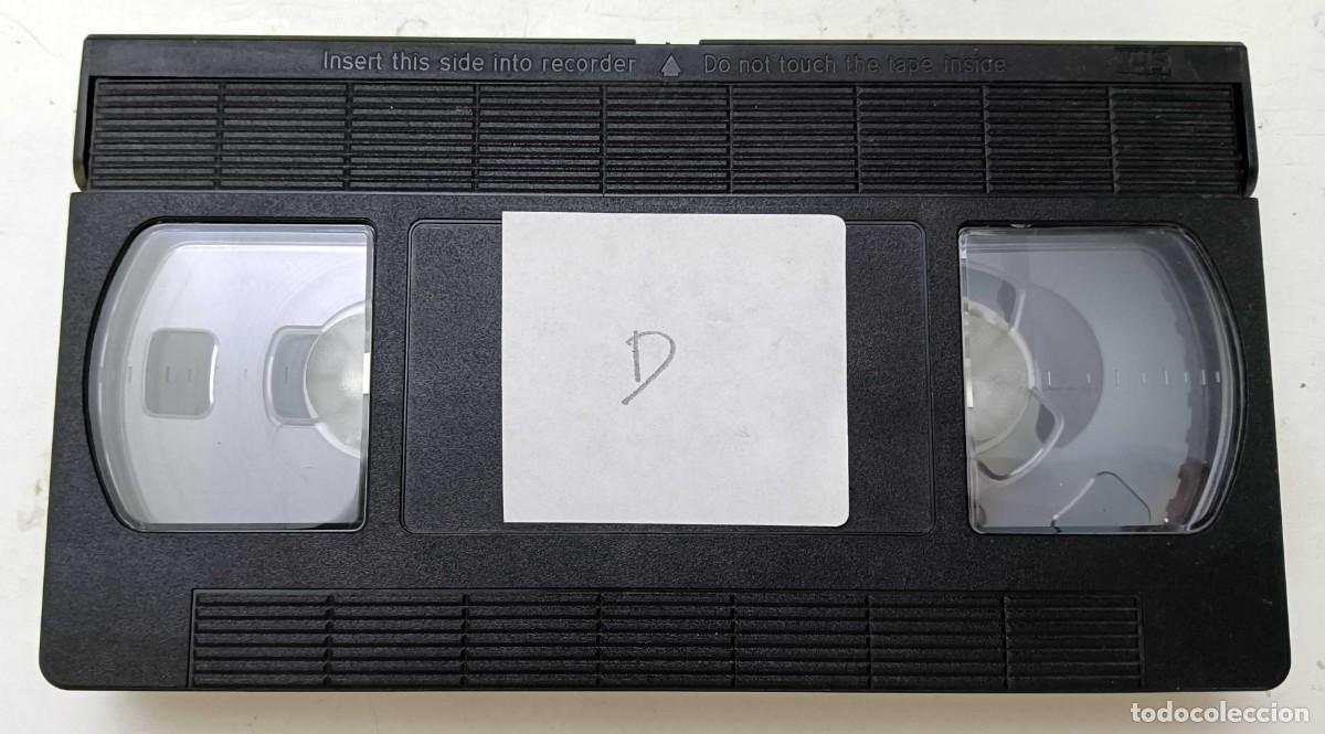 Cine: VHS Usada Sin Marca &ndash; Cuerpo de Cinta con Etiqueta &rdquo;D&rdquo; &ndash; A&ntilde;os 80/90