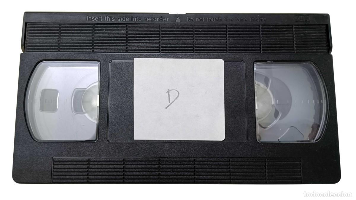 Cine: VHS Usada Sin Marca &ndash; Cuerpo de Cinta con Etiqueta &rdquo;D&rdquo; &ndash; A&ntilde;os 80/90