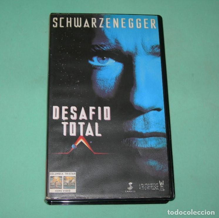 Cine: PEL&Iacute;CULA VHS DESAF&Iacute;O TOTAL - ARNOLD SCHWARZENEGGER - SHARON STONE -