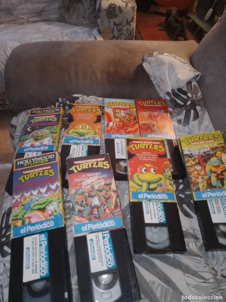 Cine: Tortugas ninja turtles lote de 8 pel&iacute;culas rrareza