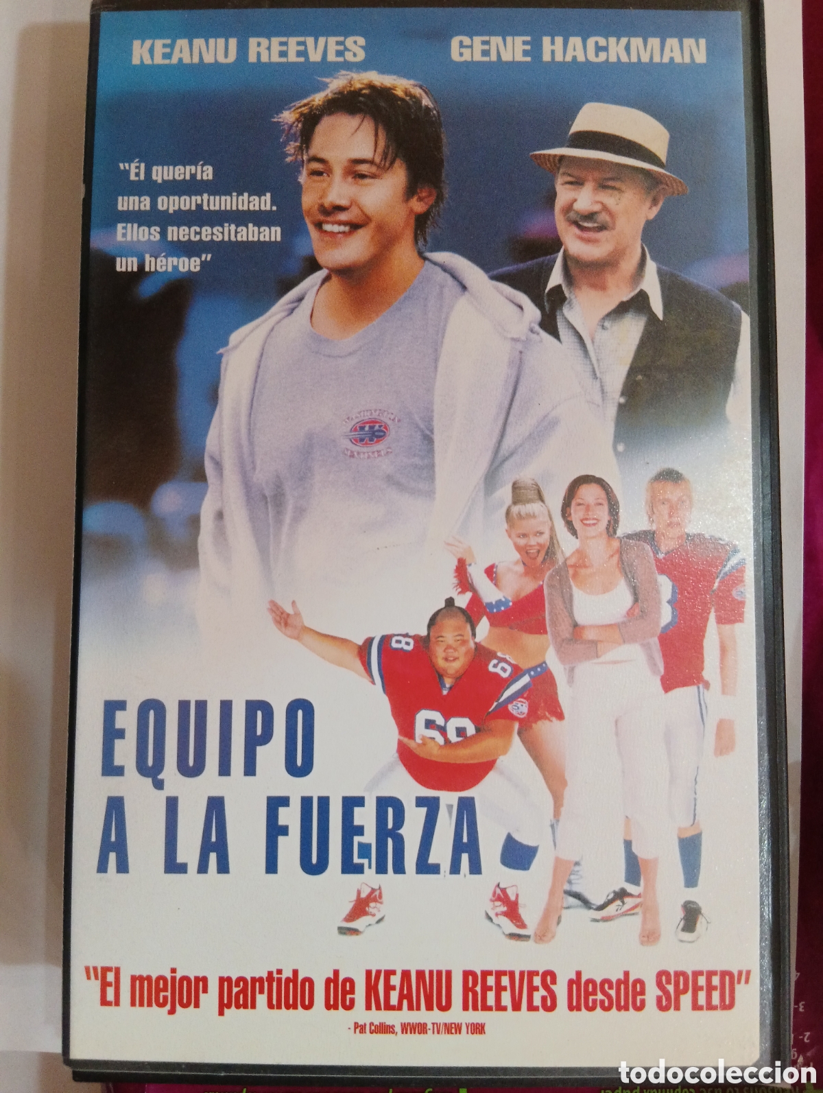 Cine: Pelicula VHS Equipo a la fuerza. Comedia divert&iacute;sima sobre el futbol americano