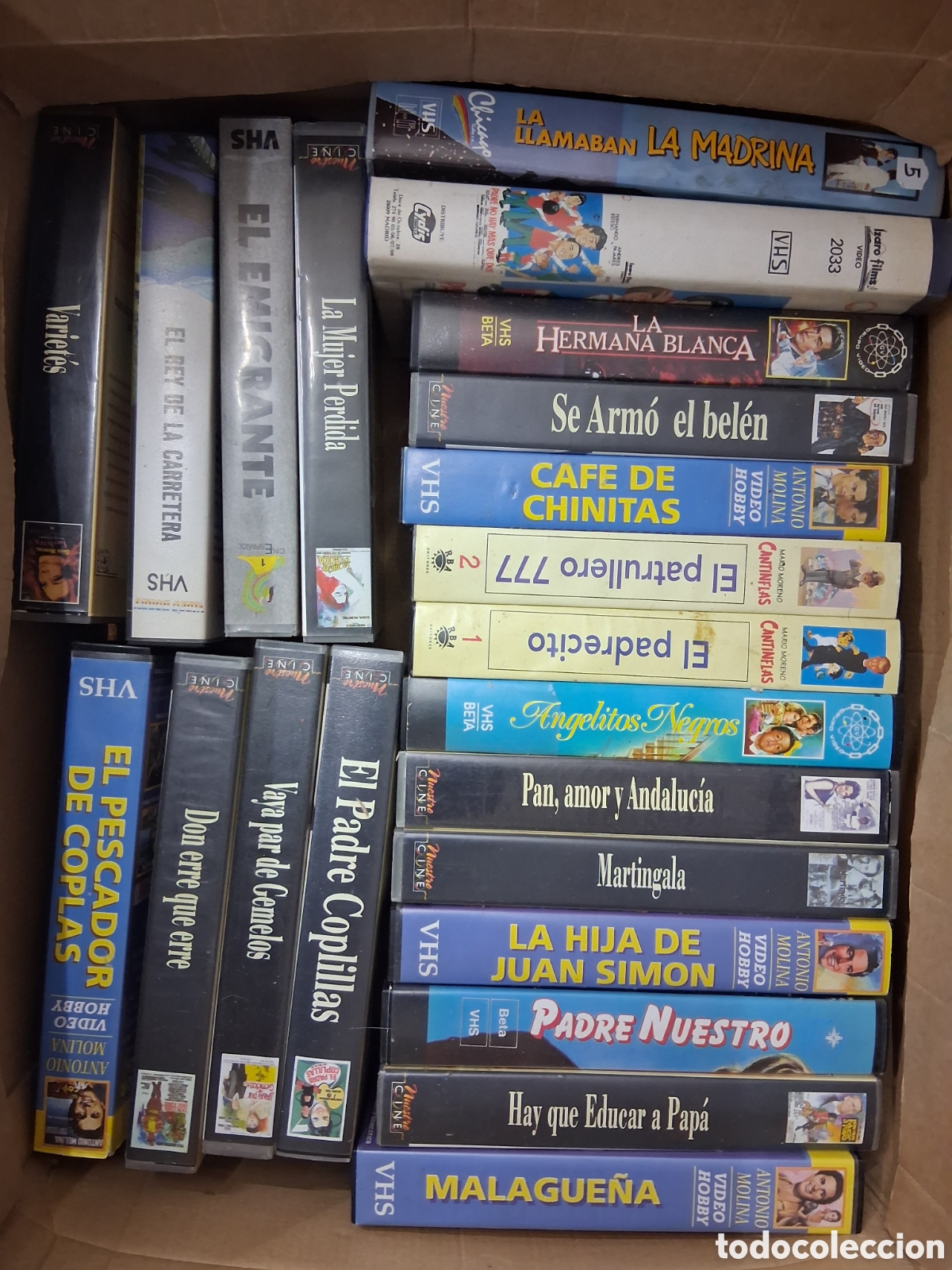 Cine: Lote 22 VHS cine espa&ntilde;ol clasico