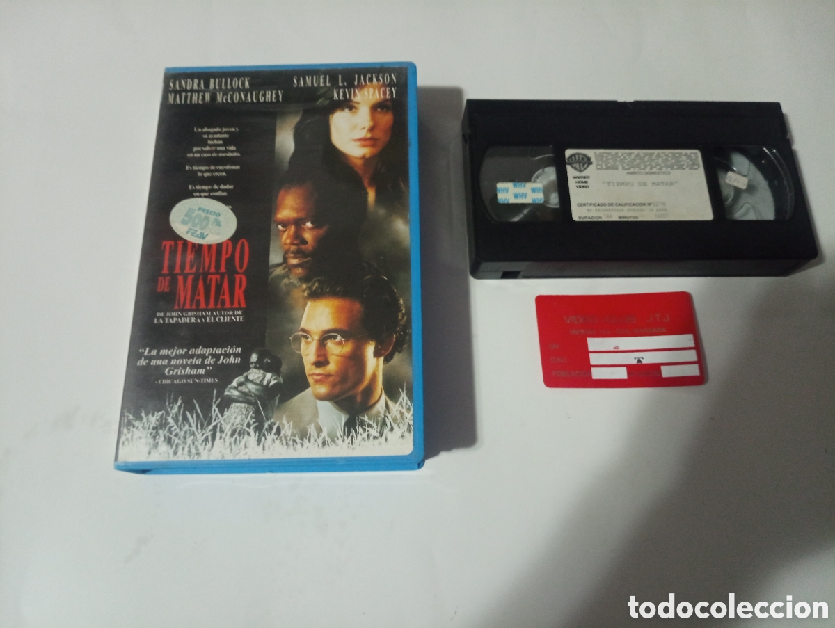 Cine: VHS Warner tiempo de matar