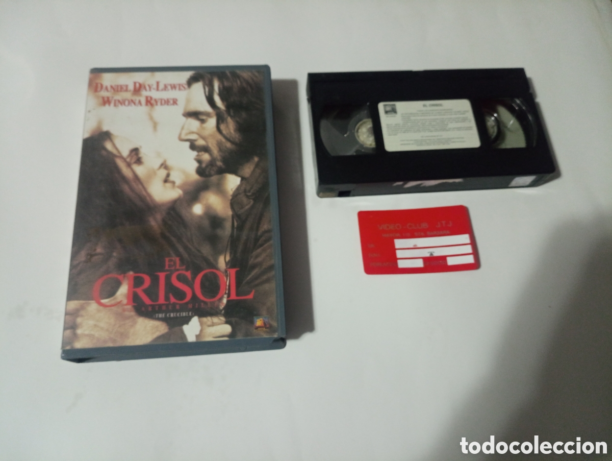 Cine: VHS Fox el crisol Daniel day-lewis