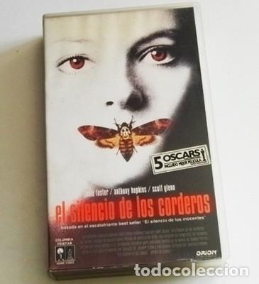 Cine: EL SILENCIO DE LOS CORDEROS PEL&Iacute;CULA SUSPENSE JODIE FOSTER ANTHONY HOPKINS SCOTT GLENN DEMME FBI VHS