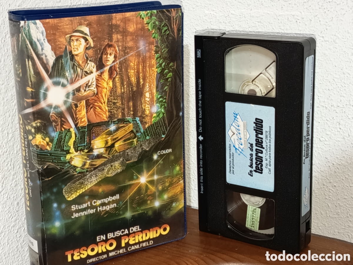 Cine: En busca del tesoro perdido. Pel&iacute;cula VHS
