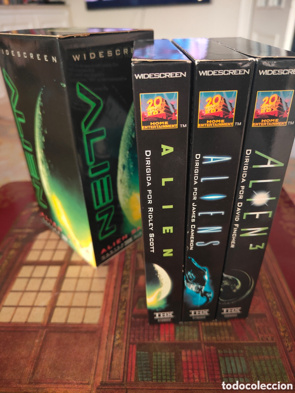 Cine: TRILOG&Iacute;A ALIEN VHS - PACK BOX SET WIDESCREEN THX (ALIEN / ALIENS / ALIEN 3) - 20TH CENTURY FOX