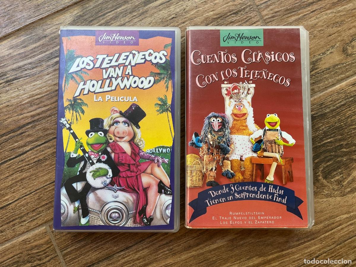 Cine: TELE&Ntilde;ECOS - JIM HENSON VHS - 2 pel&iacute;culas - CUENTOS CL&Aacute;SICOS Y TELE&Ntilde;ECOS VAN A HOLLYWOOD