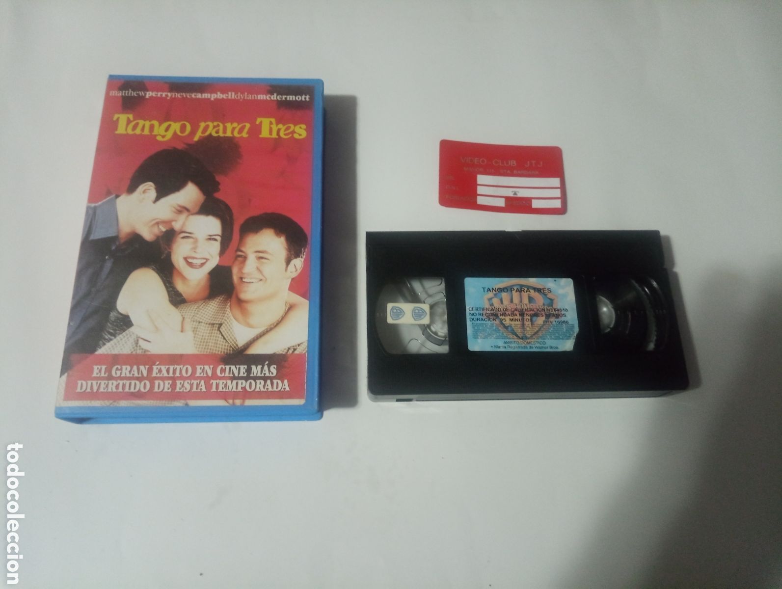 Cine: VHS TANGO PARA TRES MATTHEW PERRY