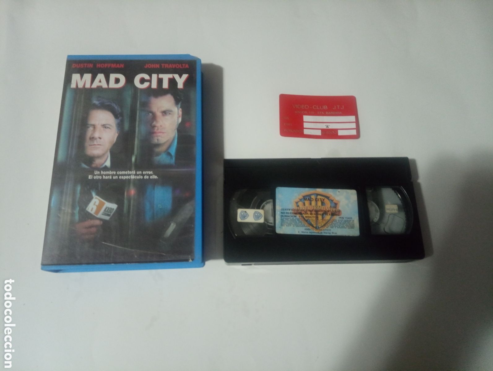 Cine: VHS Warner mad city John Travolta