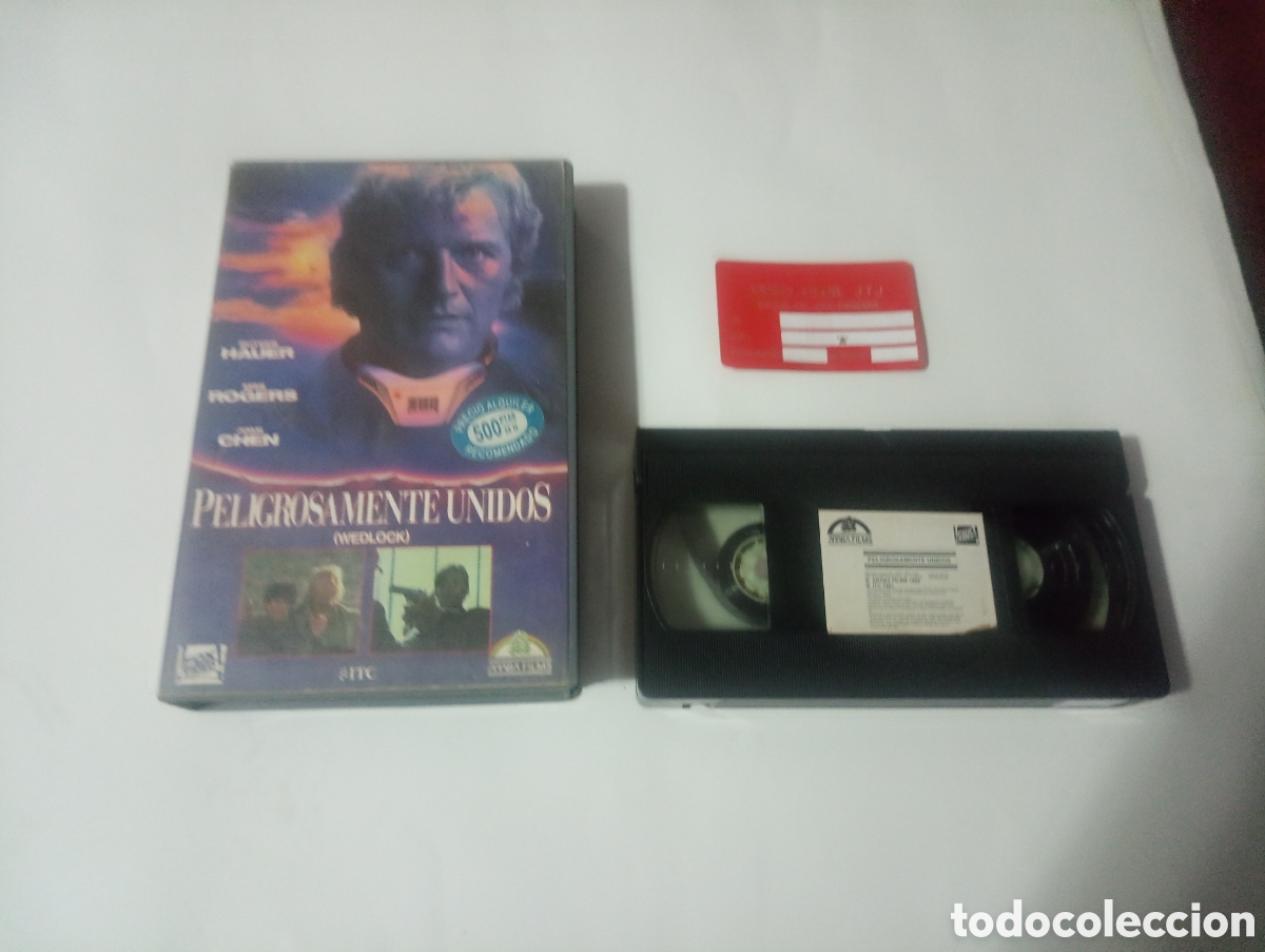 Cine: VHS PELIGROSAMENTE UNIDOS RUTGER HAUER MIMI ROGERS JOAN CHEN