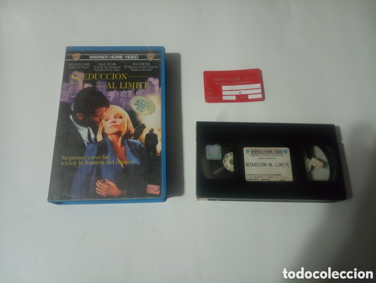 Cine: VHS SEDUCCION AL LIMITE CON MICHAEL PARE
