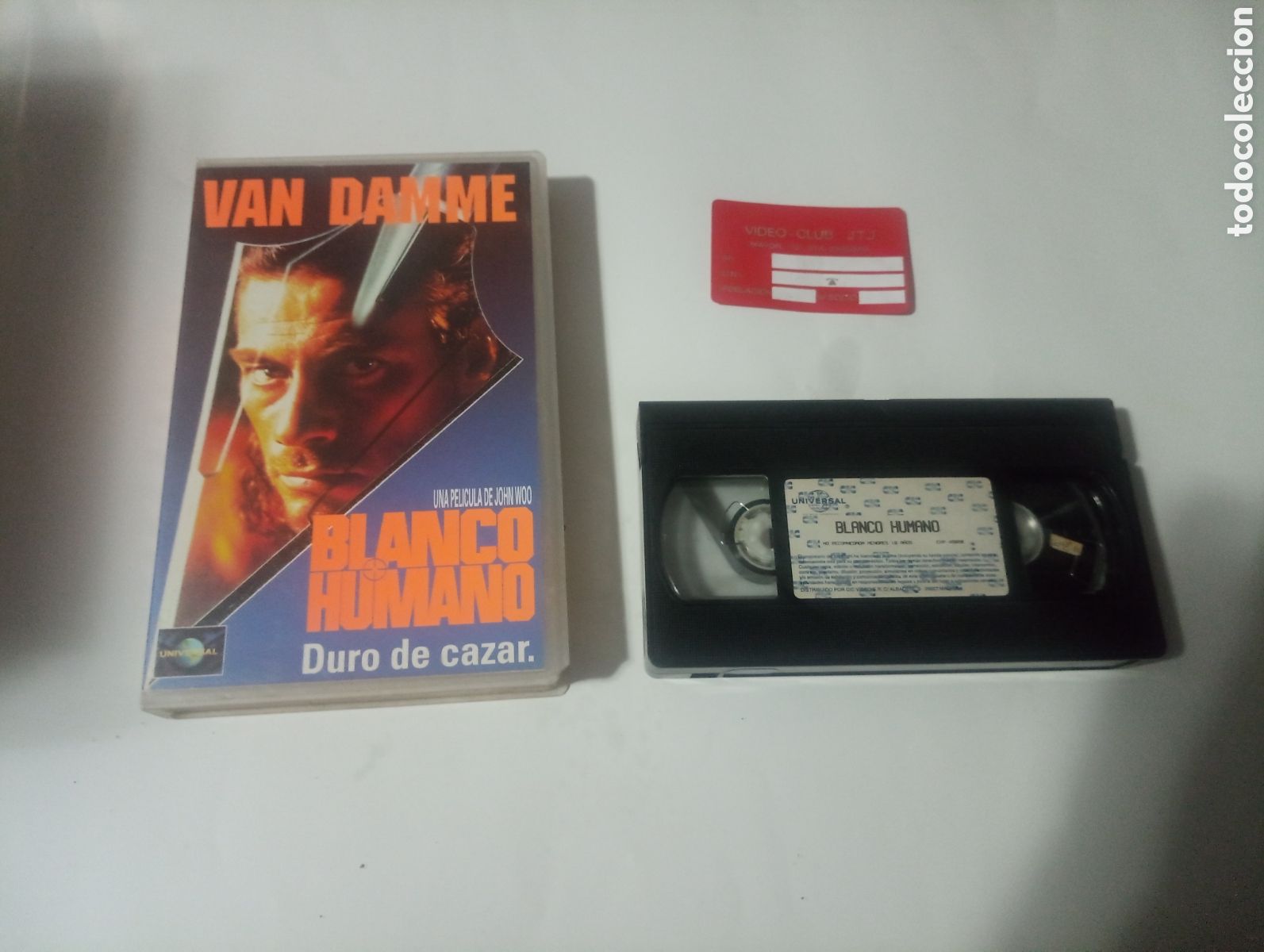Cine: VHS JEAN CLAUDE VAN DAMME BLANCO HUMANO