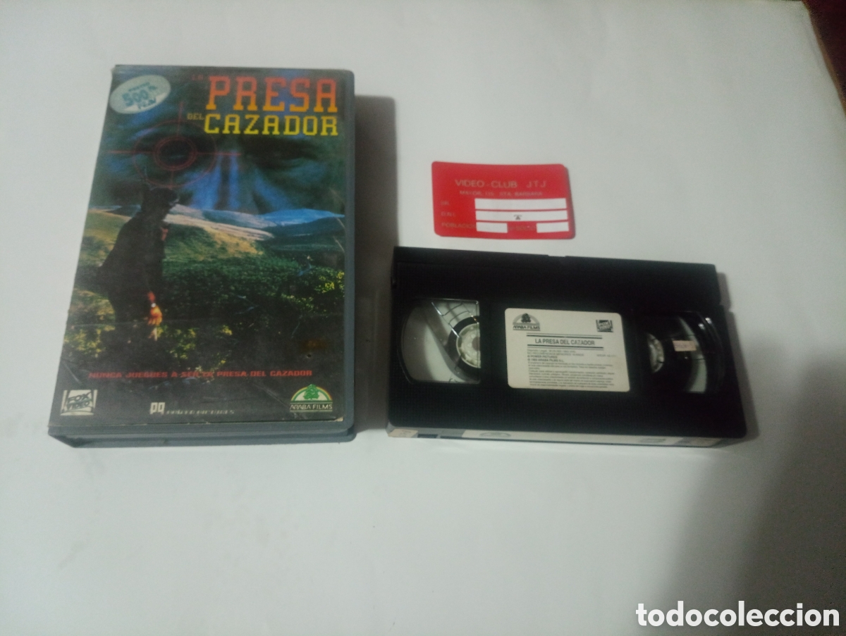 Cine: VHS LA PRESA DEL CAZADOR TODD JENSEN