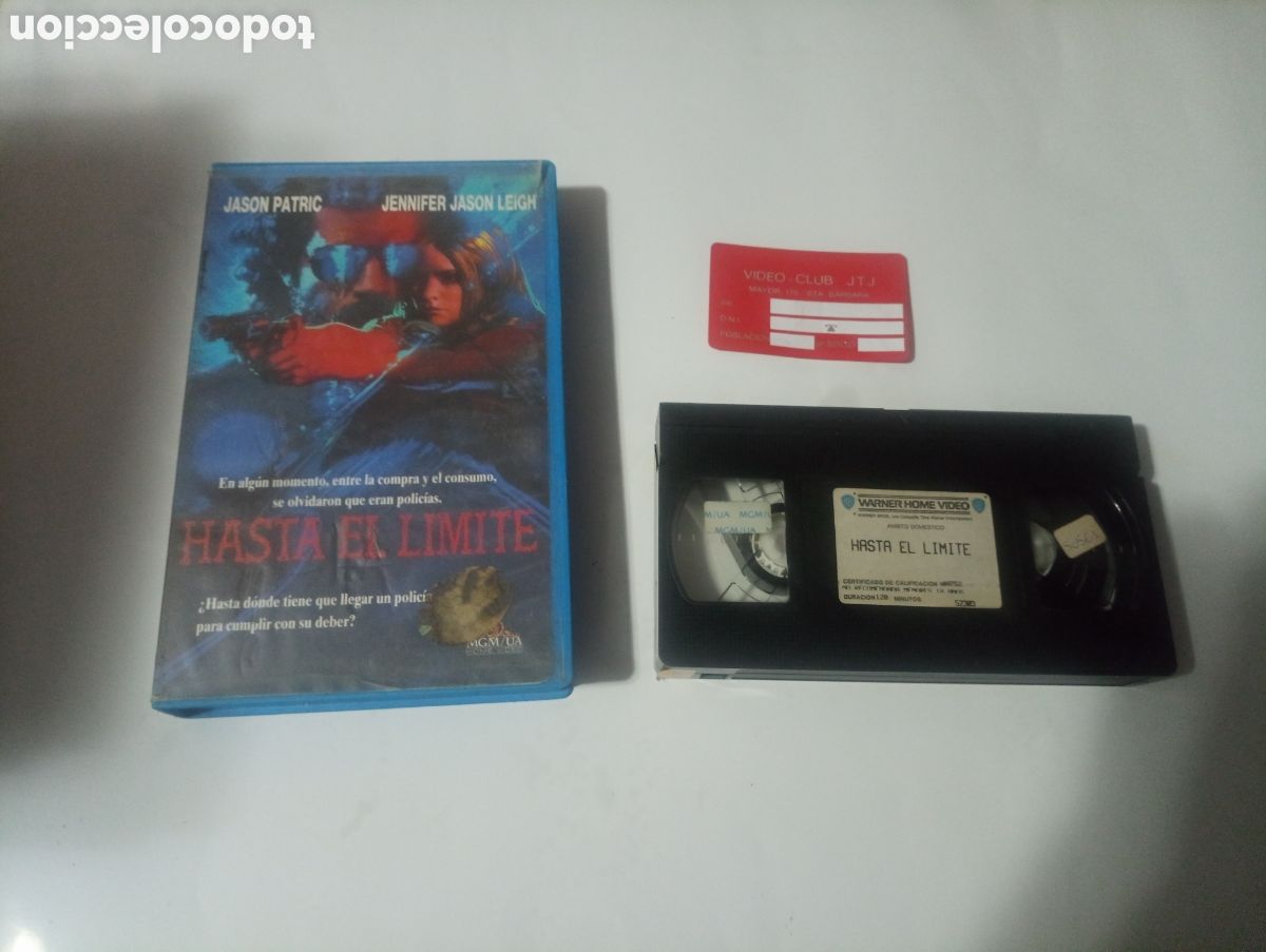 Cine: VHS Warner HASTA EL LIMITE