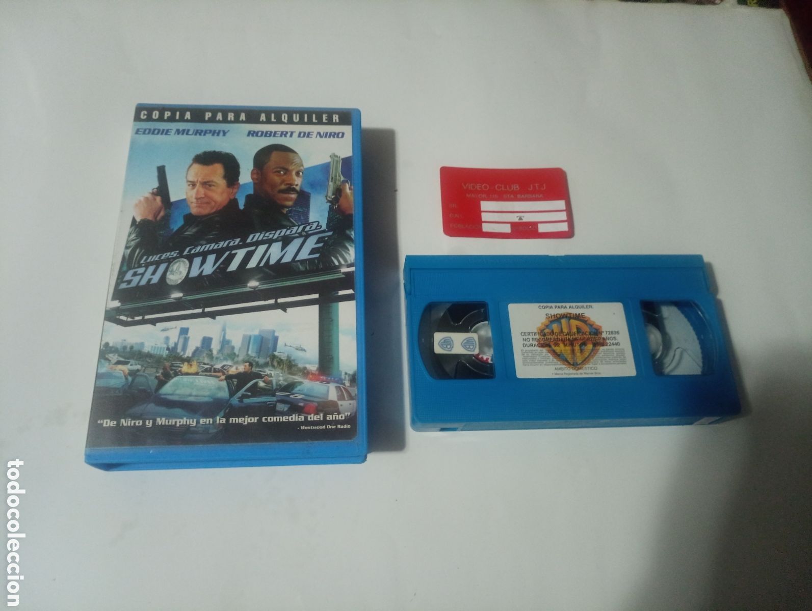 Cine: VHS SHOW TIME - LUCES CAMARA DISPARA EDDIE MURPHY ROBERT DE NIRO